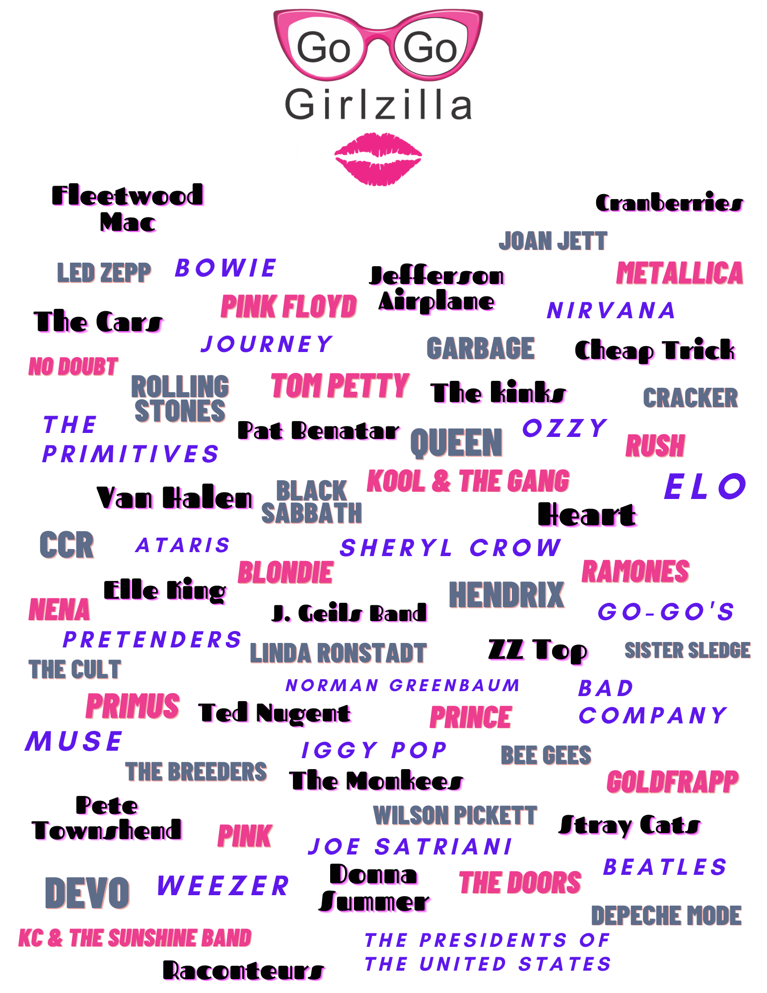 Bands We Cover Go Go Girlzilla
